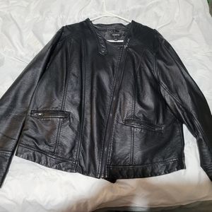 Torrid faux leather moto jacket